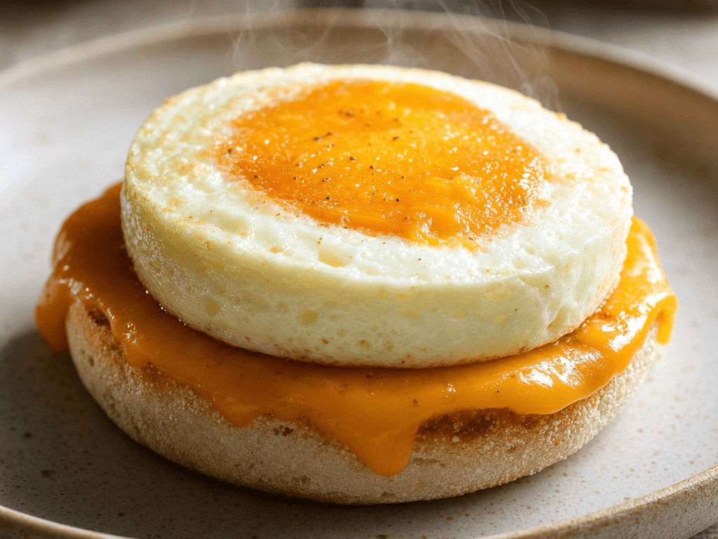 Frozen egg pancake for quick meals