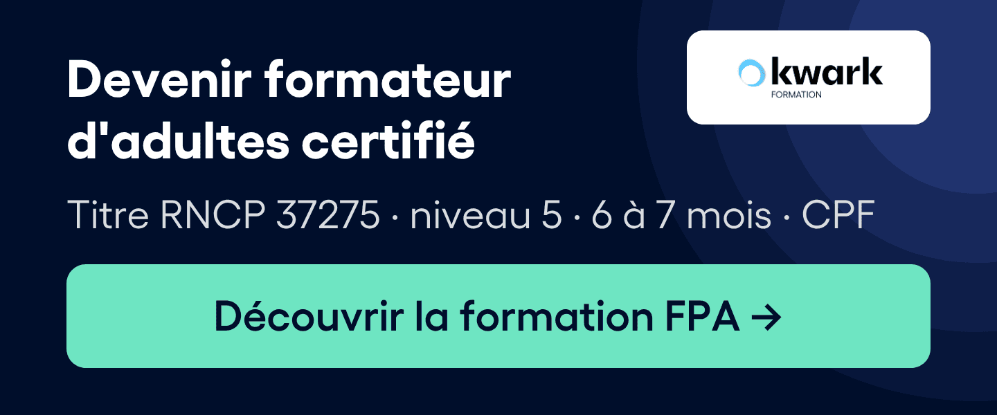 formation FPA de Kwark, titre RNCP 37275 éligible CPF