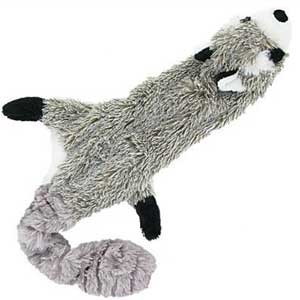 Pet Zoom Flat Raccoon Plush Toy