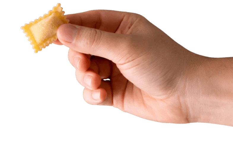 Chef preparing handmade pasta in a Roman-focused Italian kitchen in El Dorado Hills.
