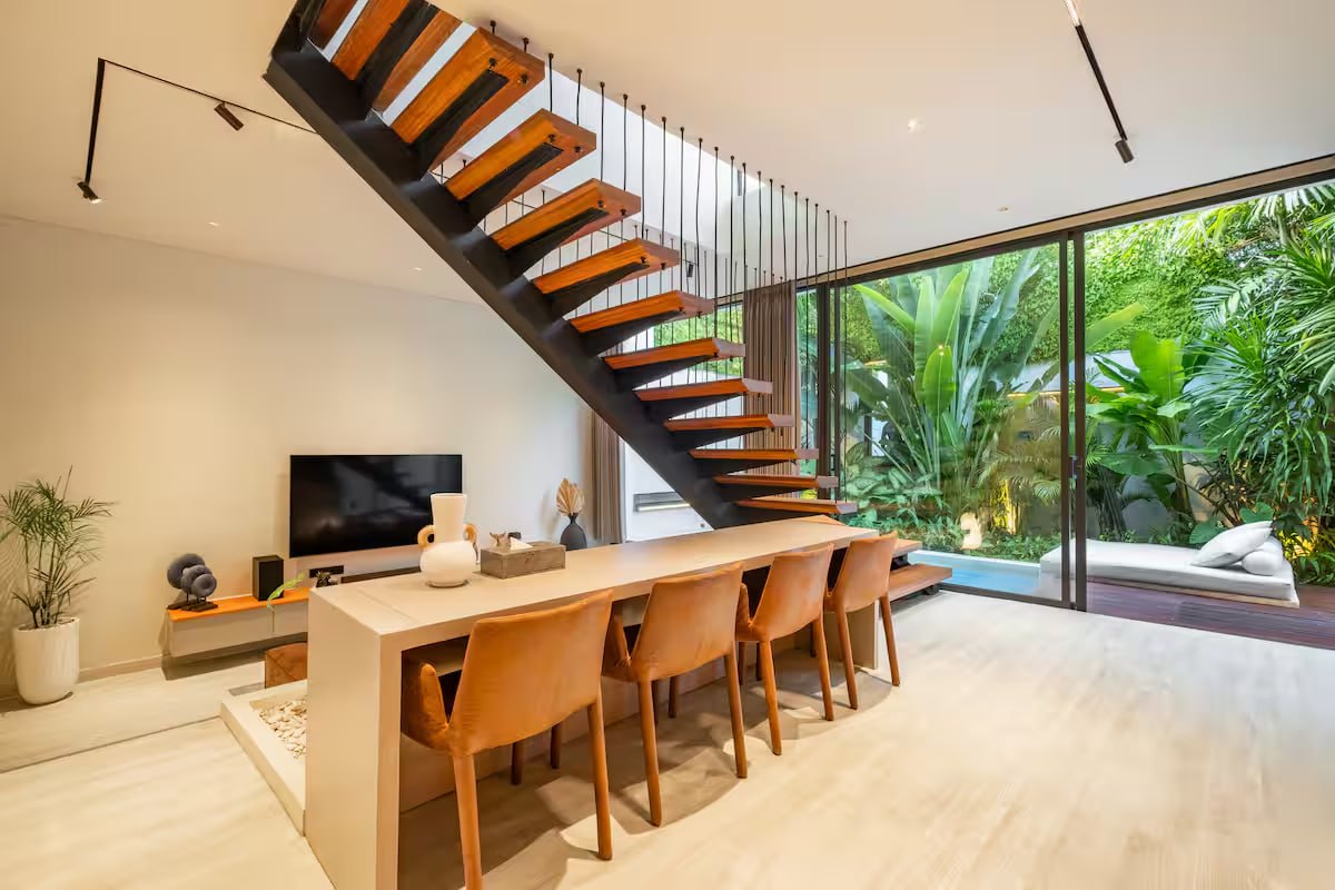A 2-bedroom villa in a complex in Berawa, Canggu