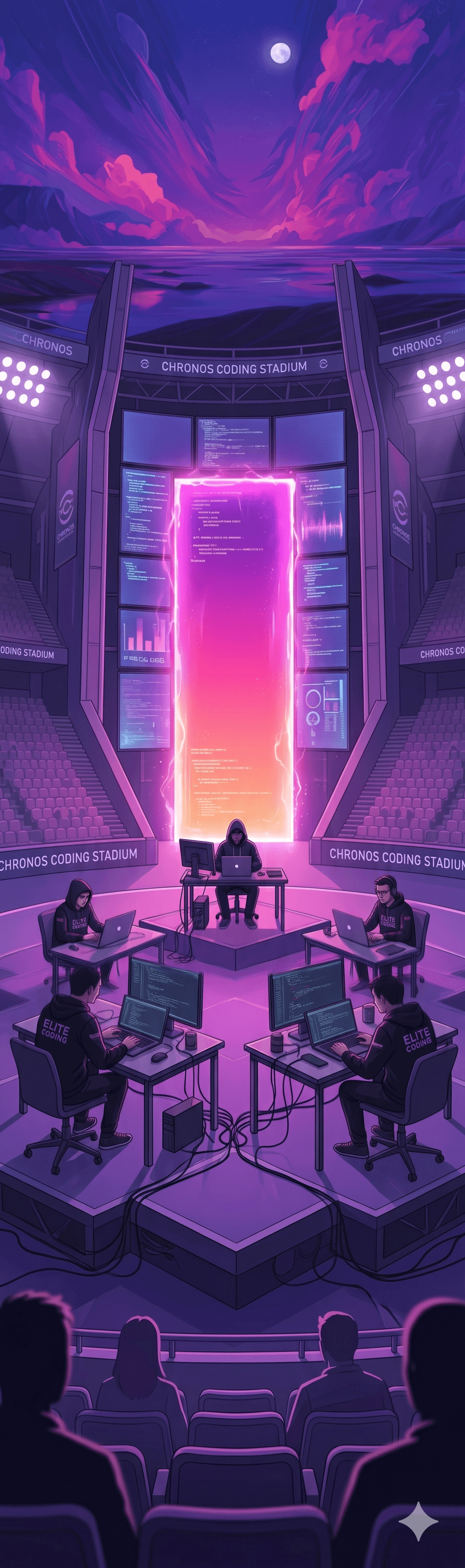 A illustrative picture of a town