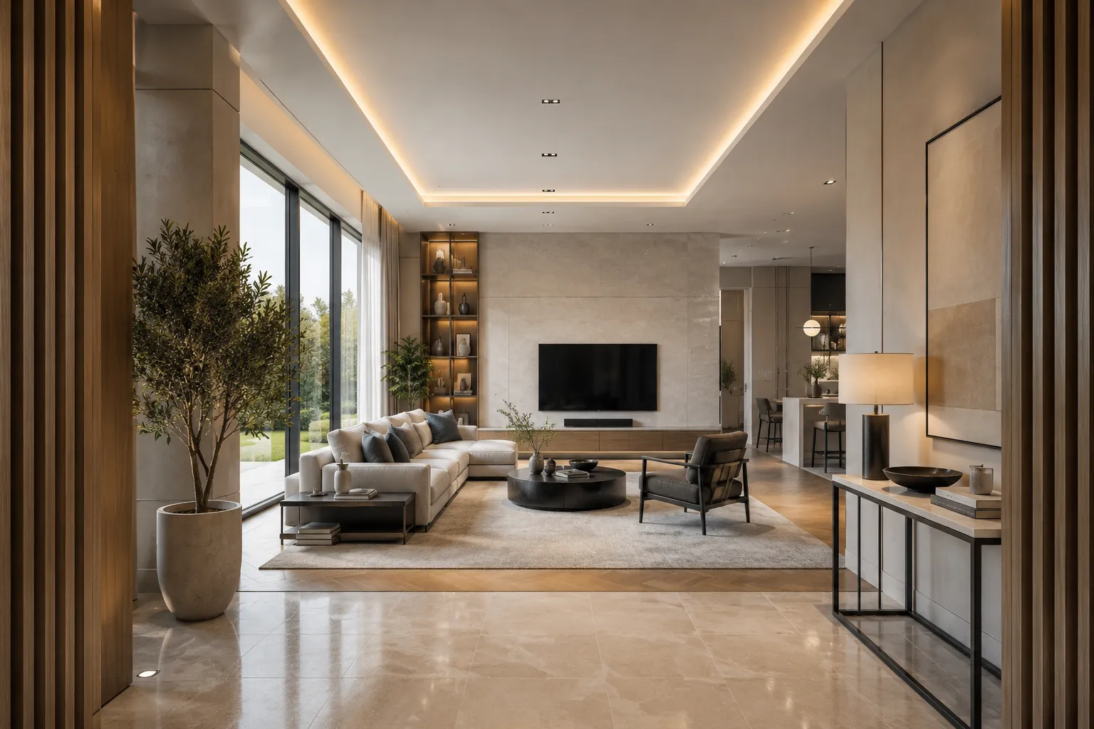Skyline penthouse interior view 1