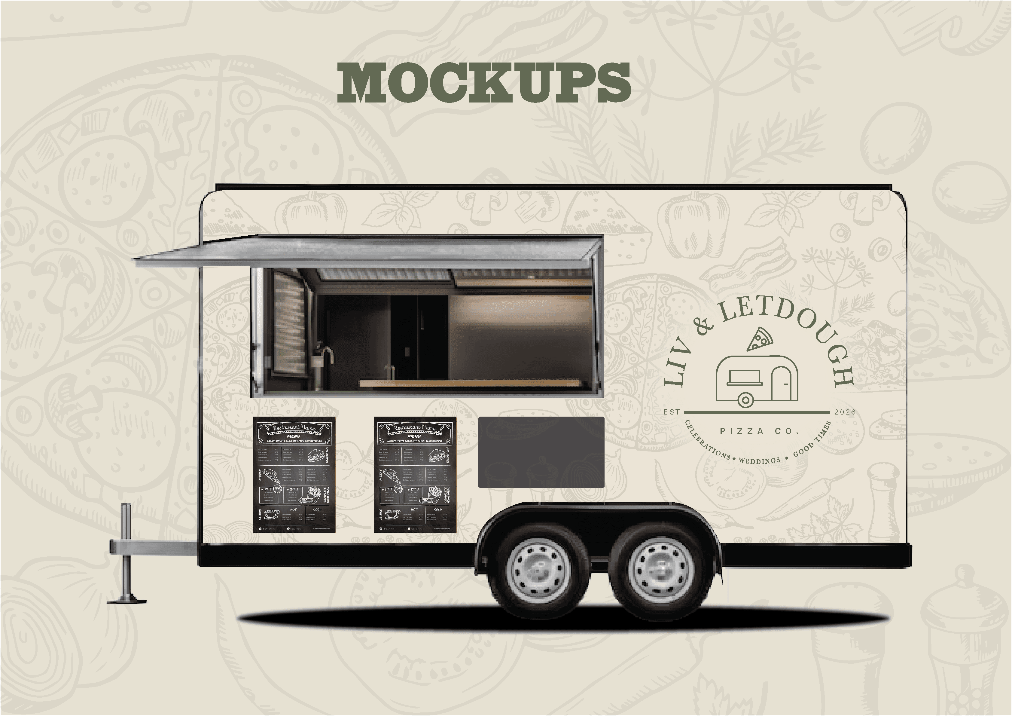 Liv & Letdough Pizza Co Case Study - Ddraig Studio