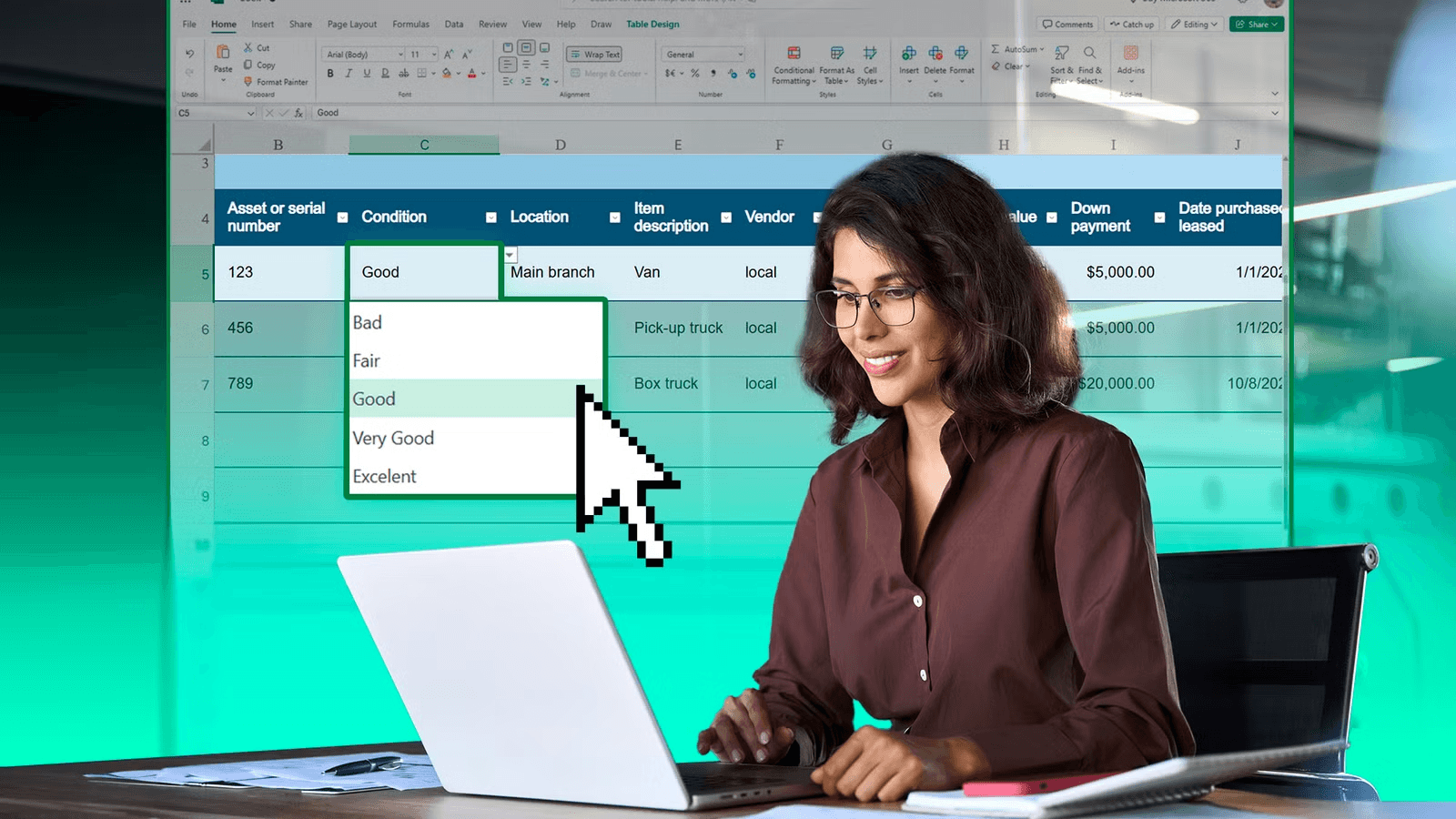 woman working on excel - Excel Formula to Categorize Data