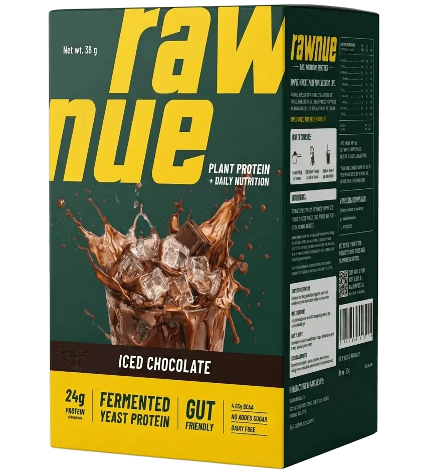 Rawnue Morning Protein shake pouch front view