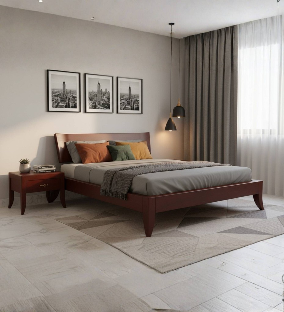 Luxury contemporary cane sofa with teal upholstery and wooden frame