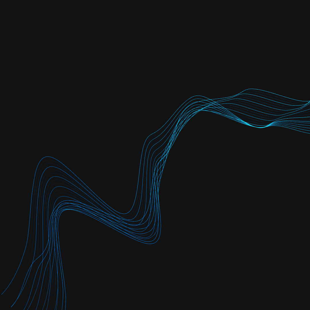 A close up of a blue eyeball in the dark