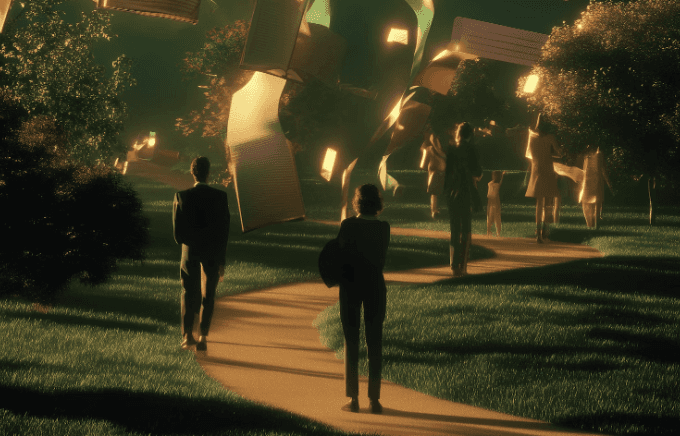 Man sitting on the ground outdoors stretching his leg