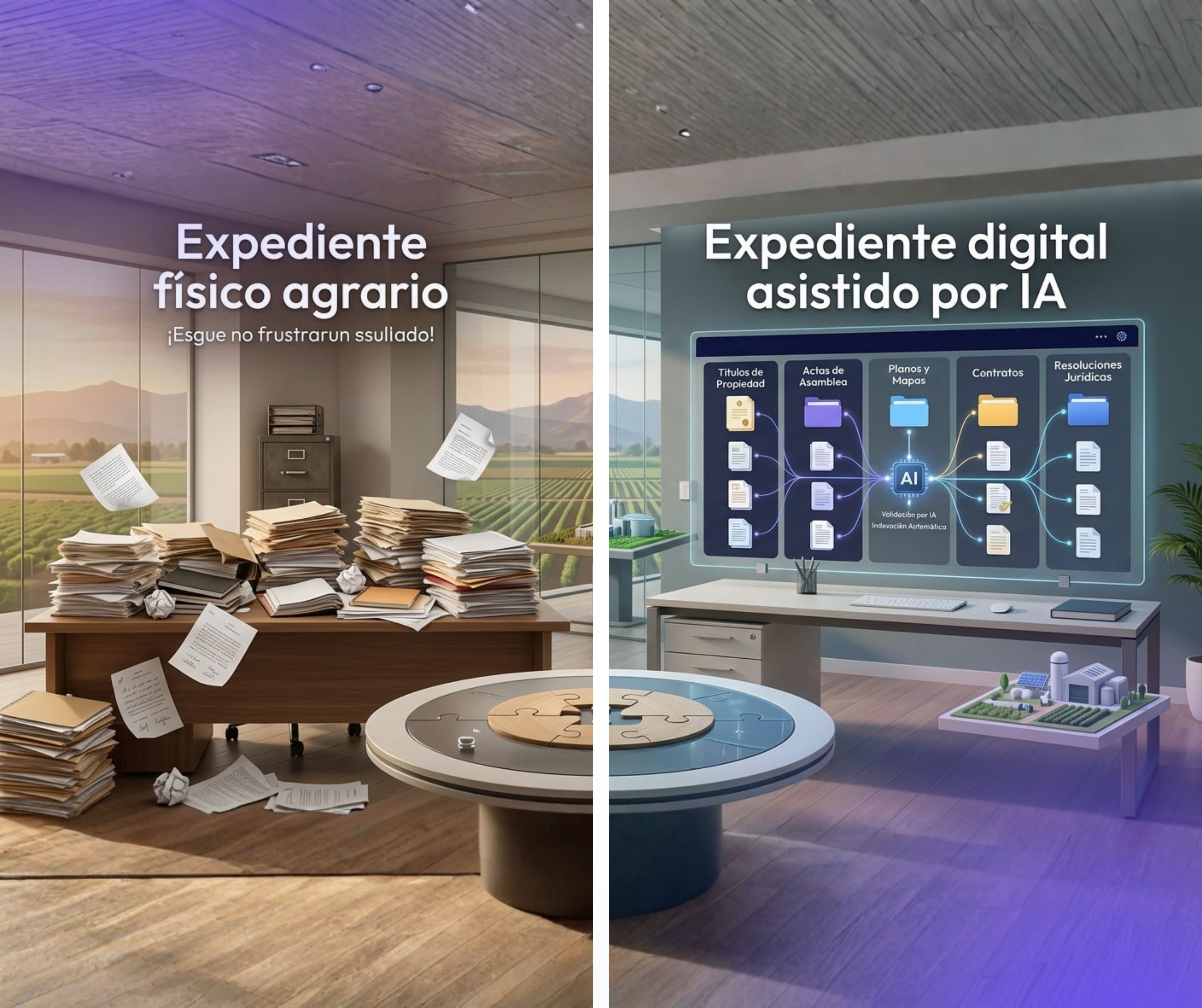 información agraria dispersa y poco trazable Help AI