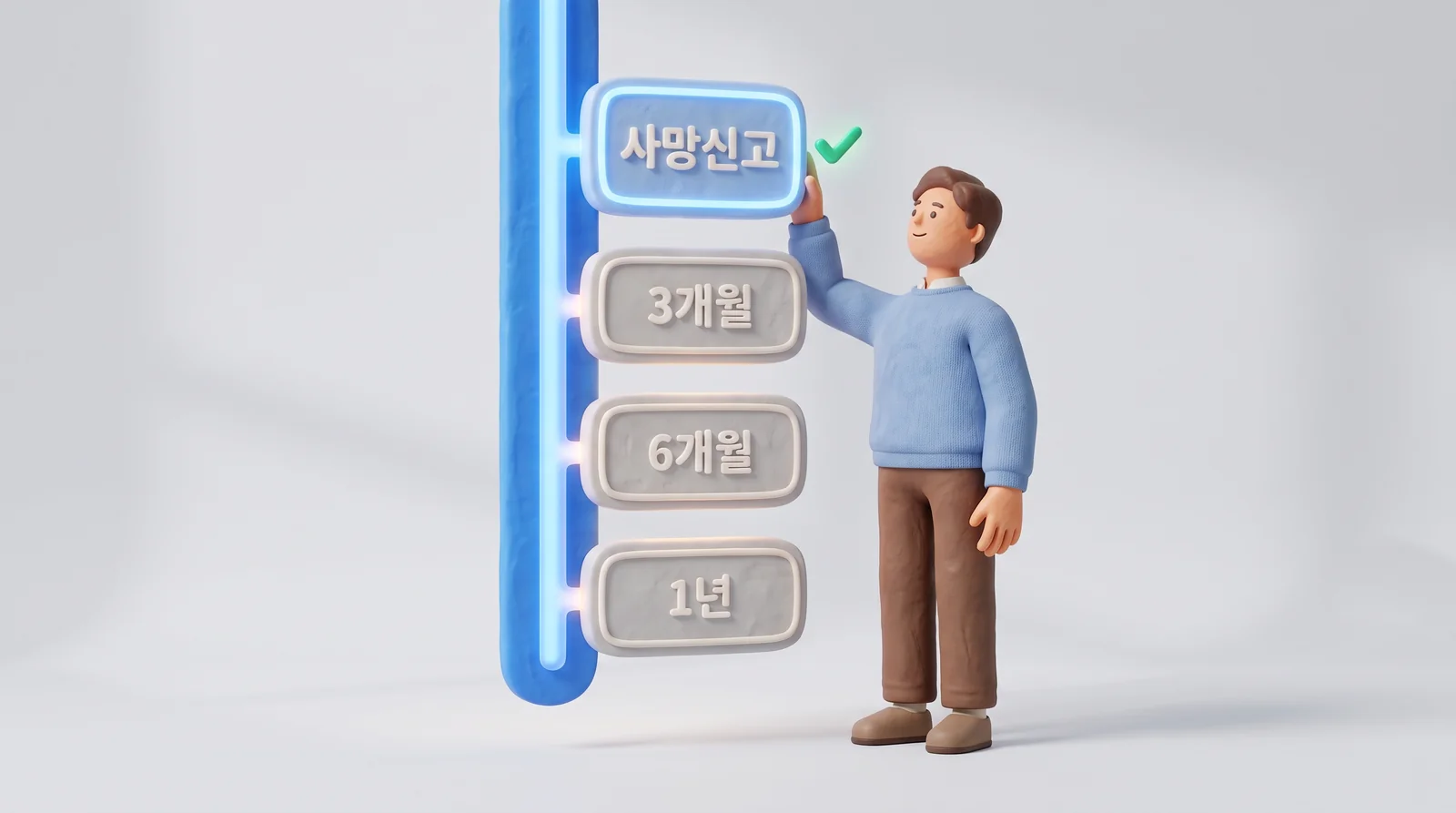 상속 절차 타임라인 앞에서 사망신고부터 1년까지 단계를 순서대로 확인하는 상속인