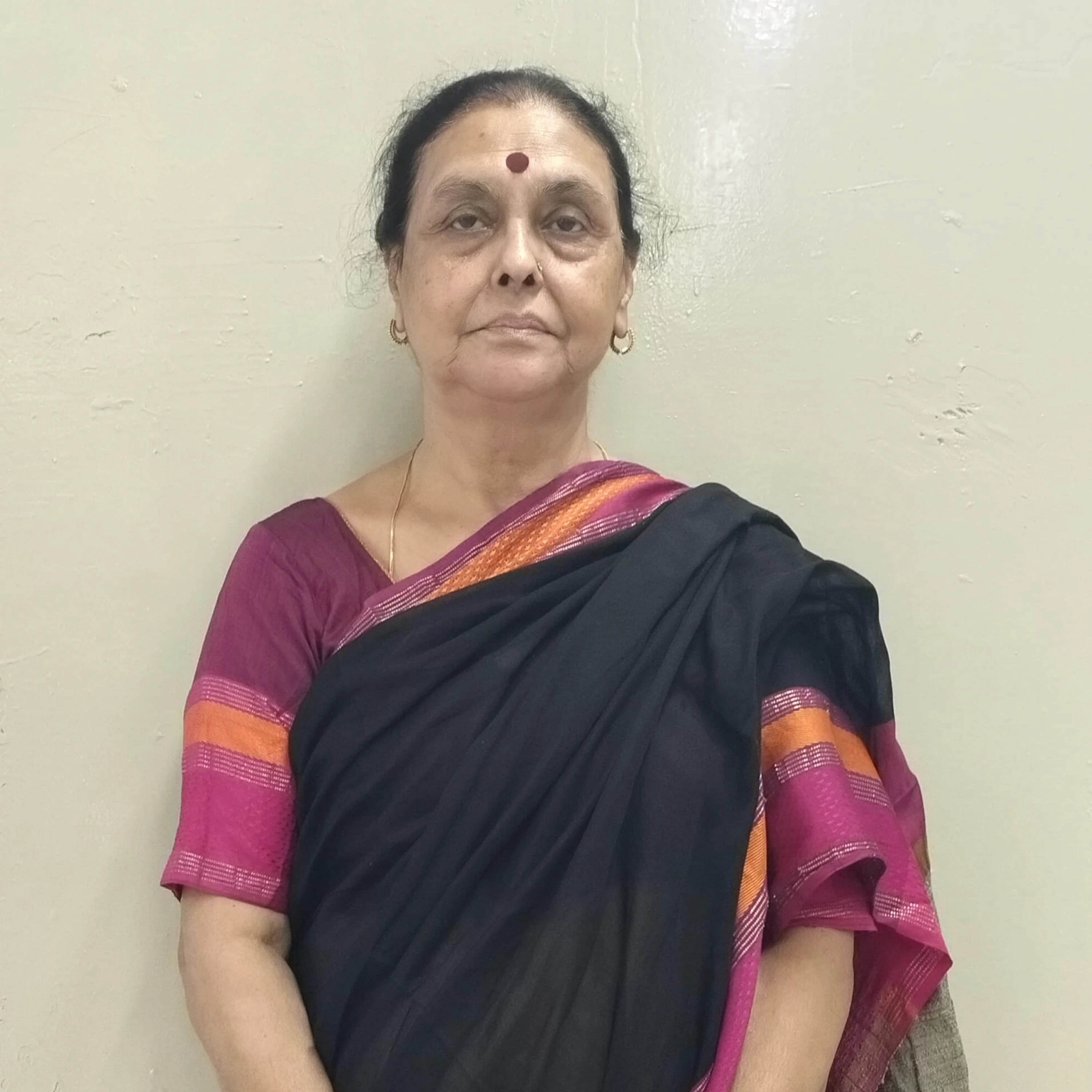 Photo of Dr. Bina Thakur, advisor for Khamaaj and contemporary writers of Maithili literature