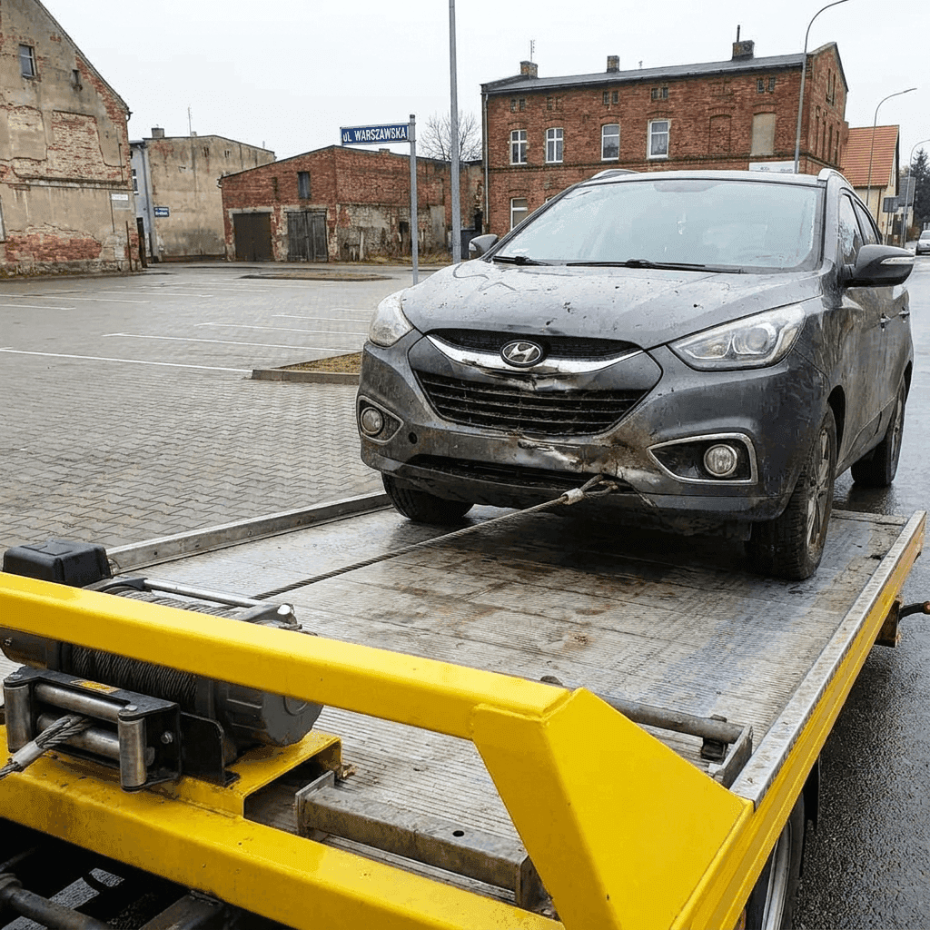 laweta Mago Car w okolicach Grybów