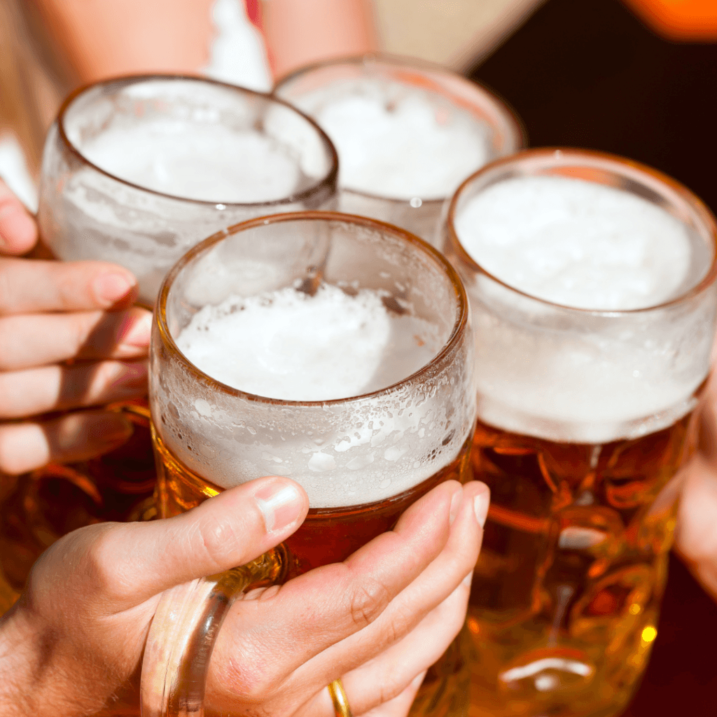 image from mini fritz - 4 german beers cheering