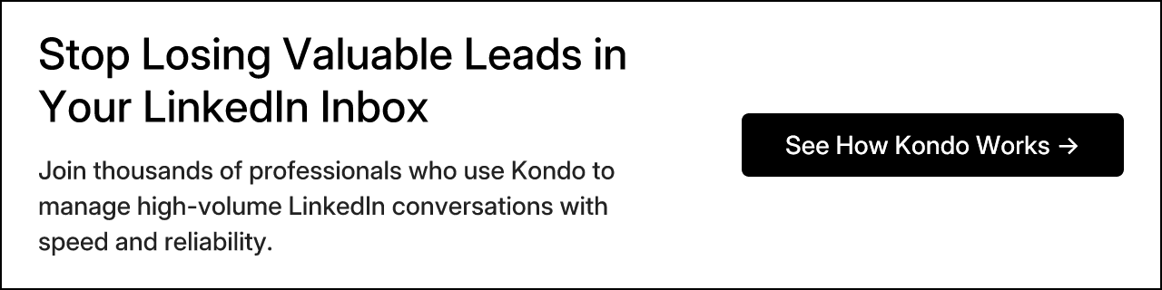 Stop Losing Valuable Leads in Your LinkedIn Inbox