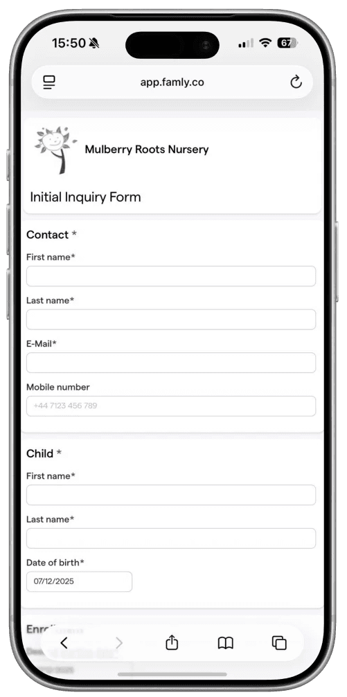 Mulberry Roots Nursery 2025 Prospectus Brochure