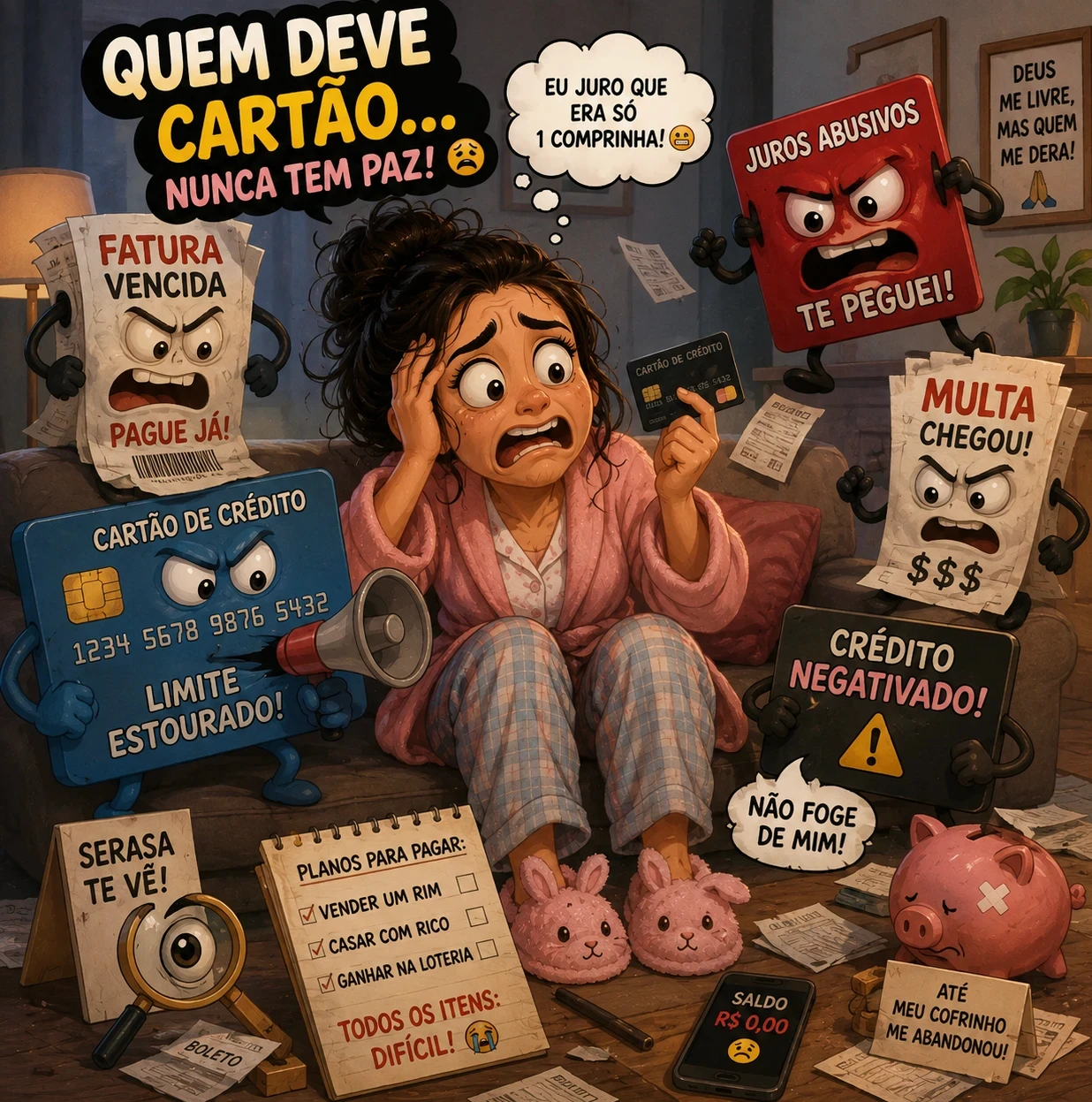 Ajude a Pagar o Cartão (Sério, da até medo da fatura)