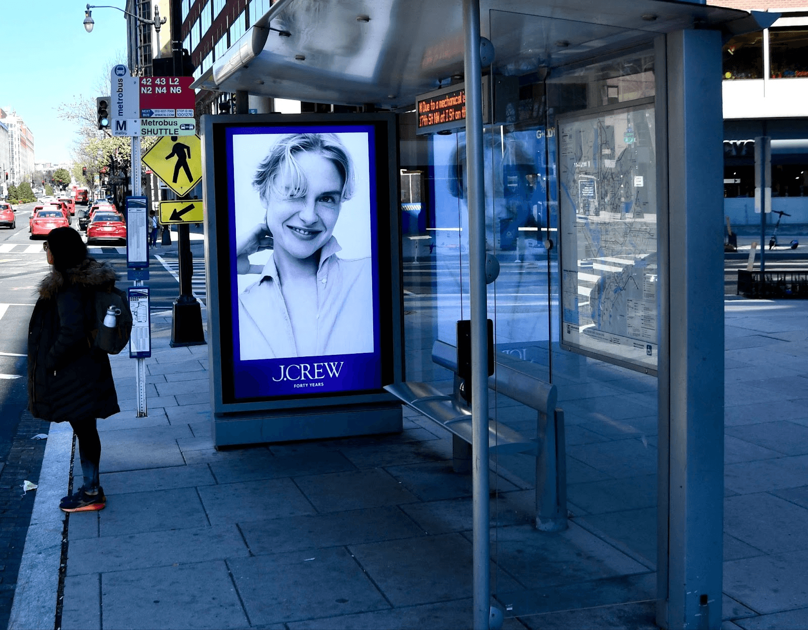 Bus Shelter Advertising Example