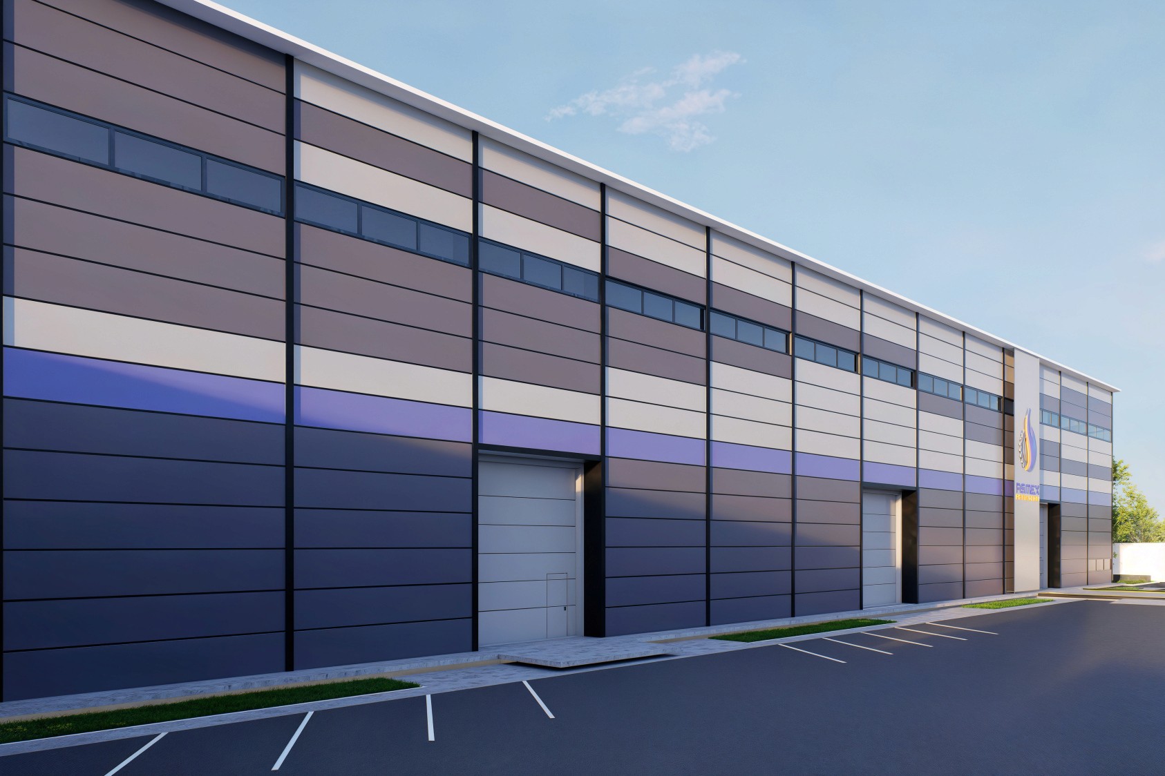 Архитектурная визуализация склада ASMEX PETROCHEM