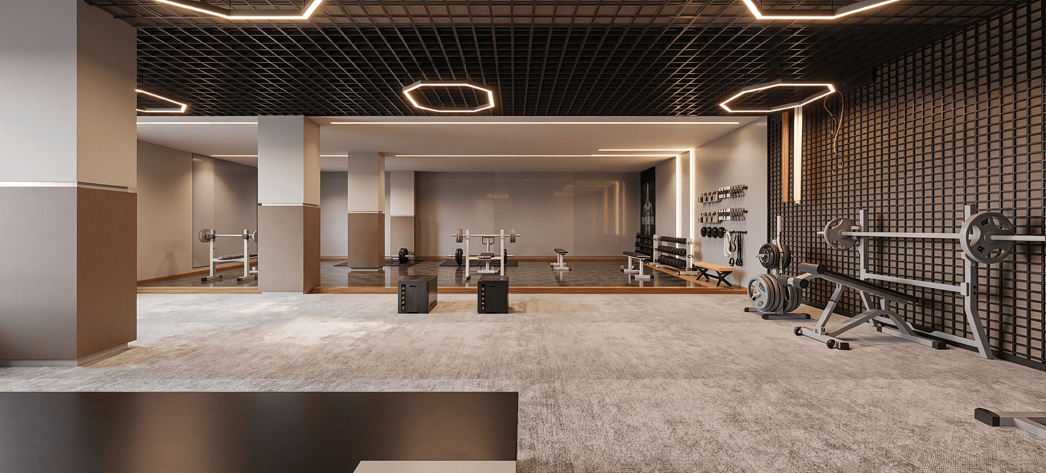Project showcase image featuring a modern, refined interior.