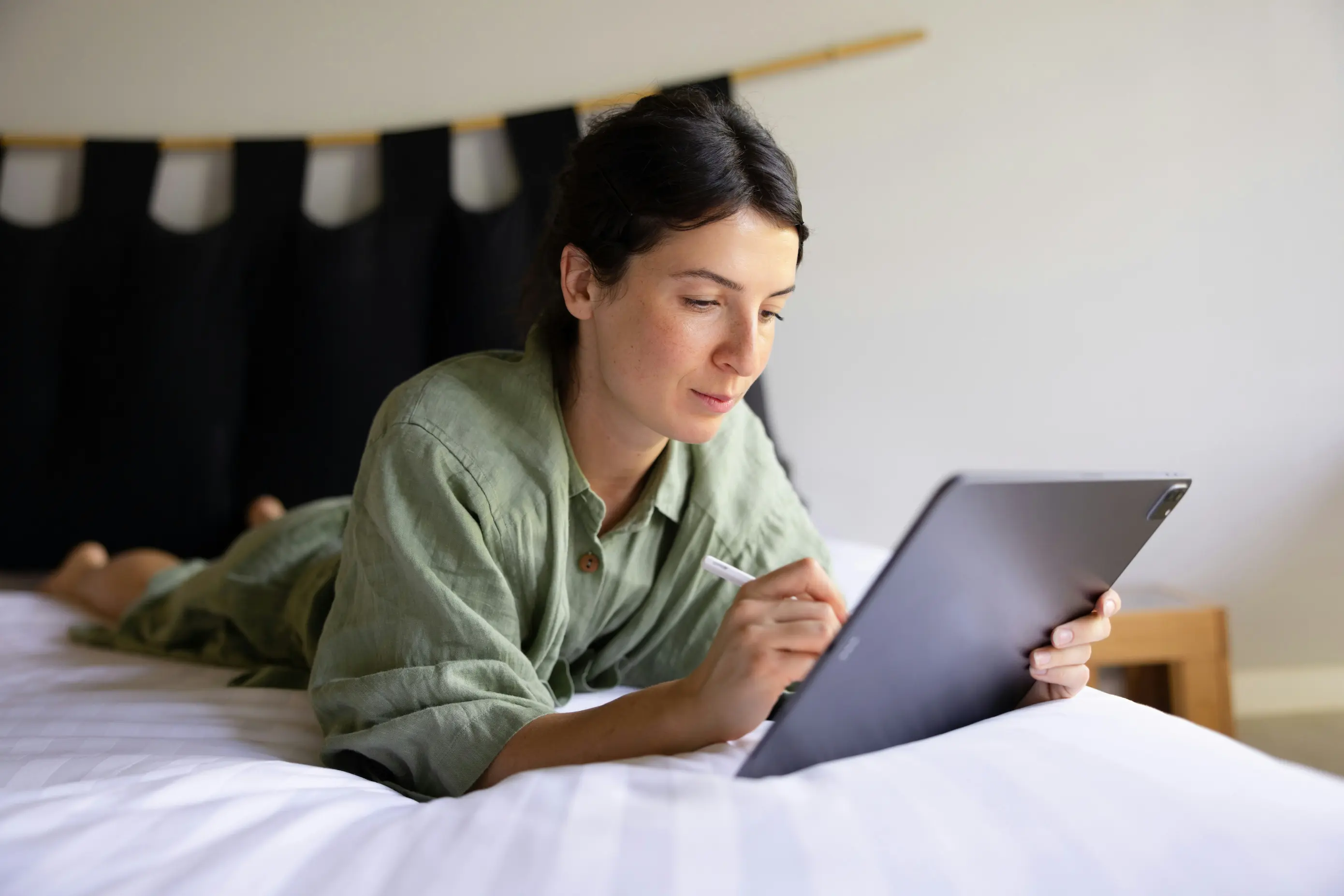 Person making enquiry on mobile phone