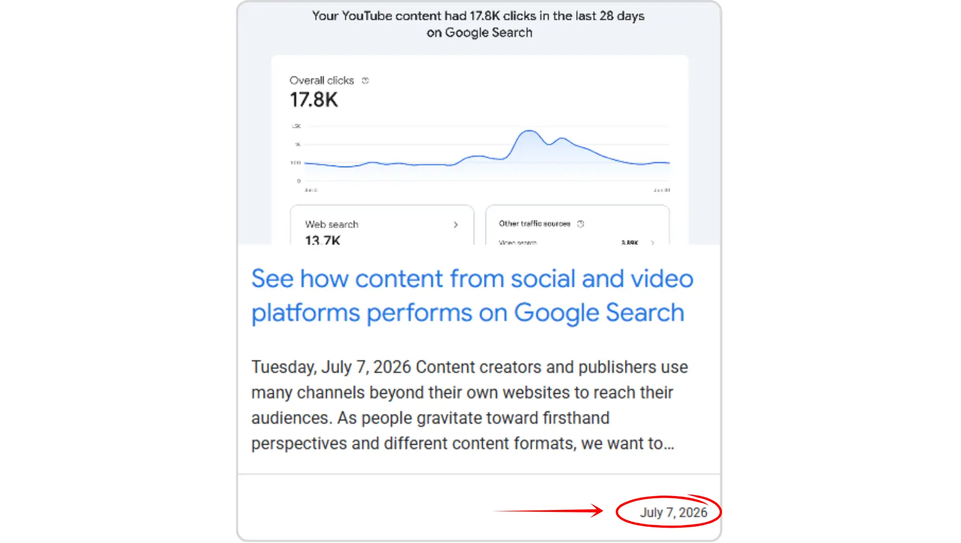 Google new update about Platform Properties in Google Search Console