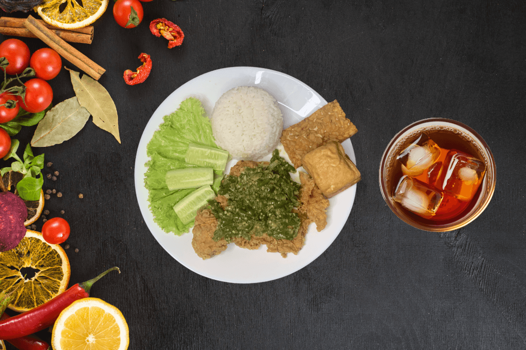 Avocado Toast with Blueberrie served in a large plate