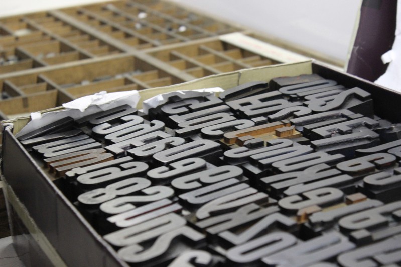 metal letters
