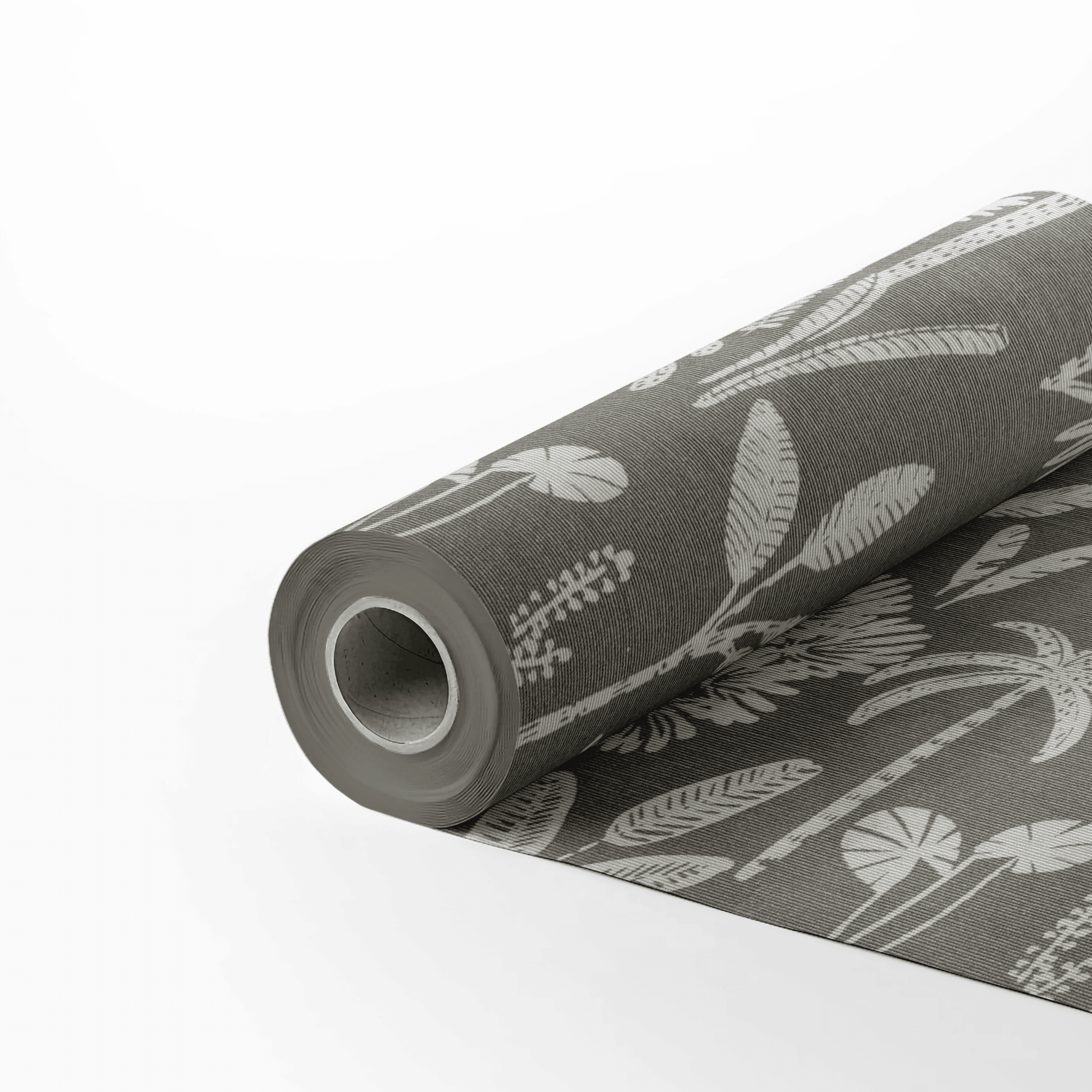 Tecido Acquasummer impermeável estampado Coqueiro Cinza 512