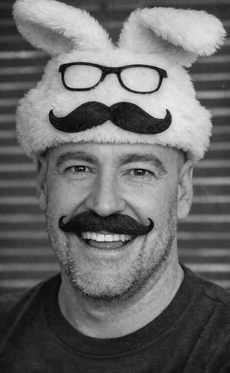 Handsome woman looking at the camera