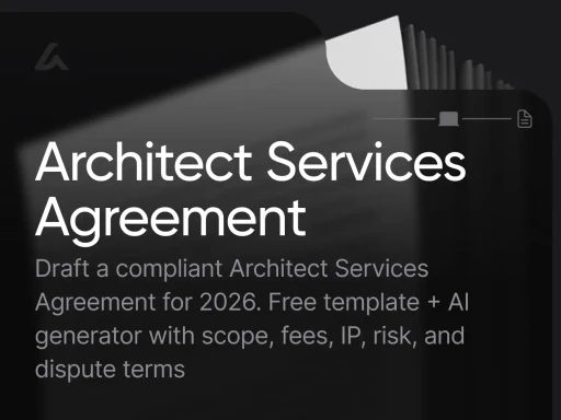 Architect Services Agreement