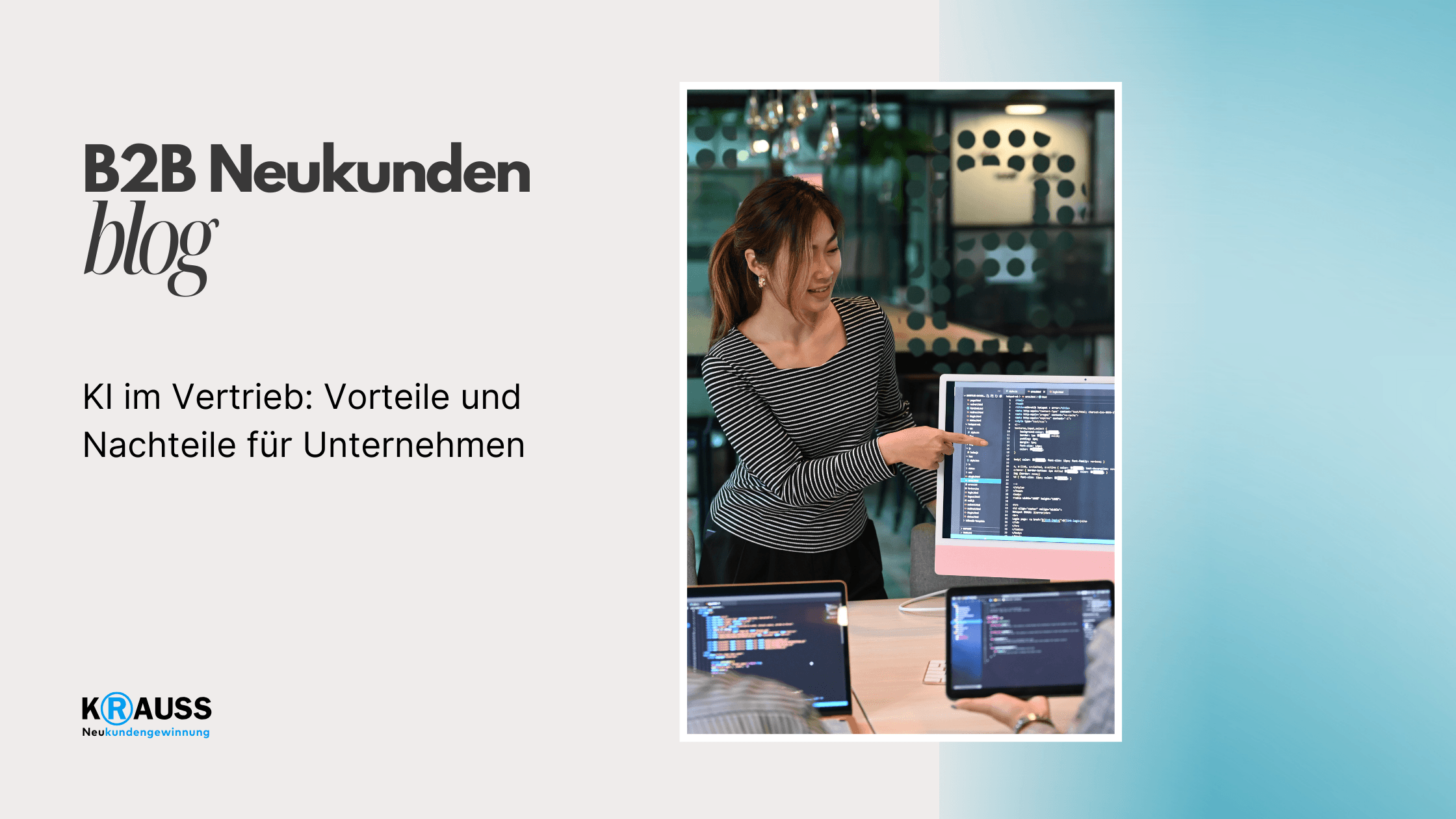 KI im Vertrieb: Vorteile und Nachteile für Unternehmen