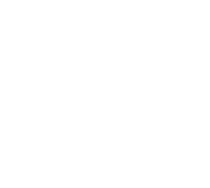 A crossword puzzle displayed with white squares on a solid black background, featuring various intersecting words.
