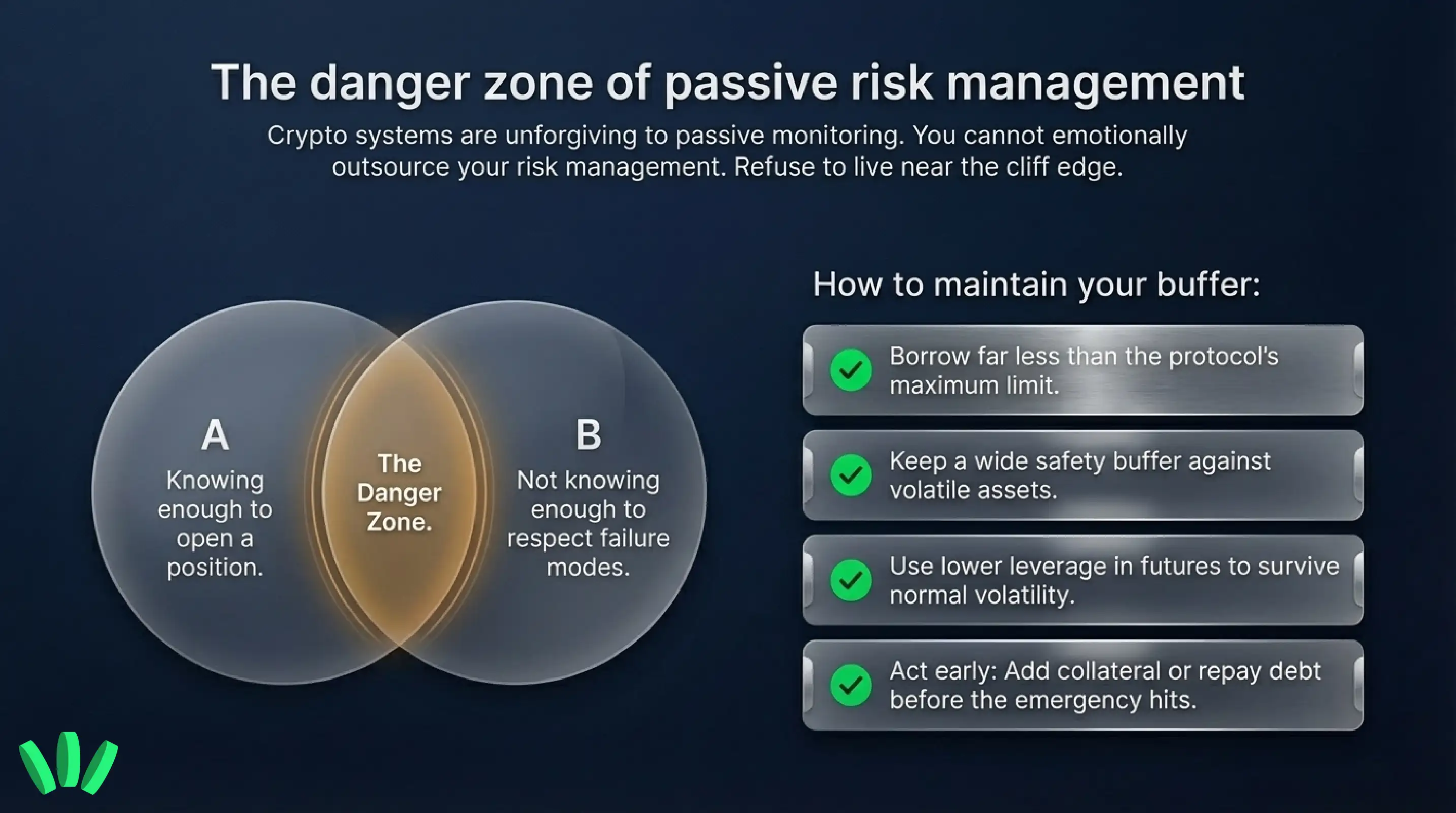 danger zone of passive risk management
