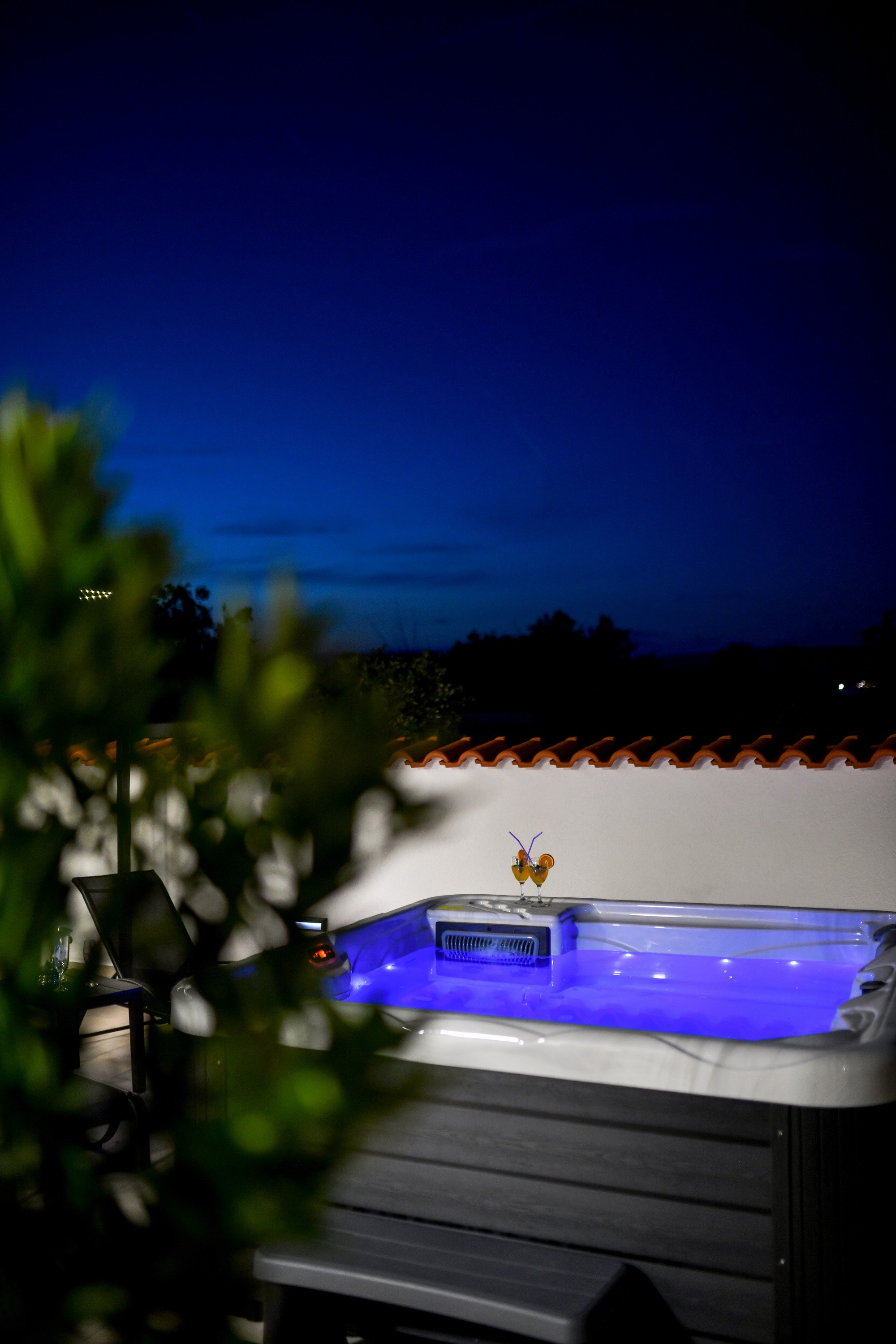 jacuzzi on the terrace