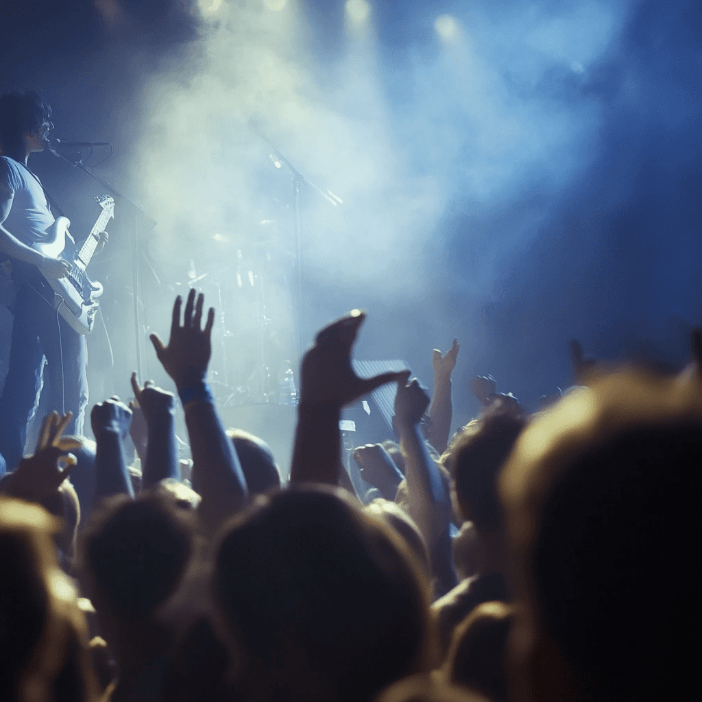 A rock concert