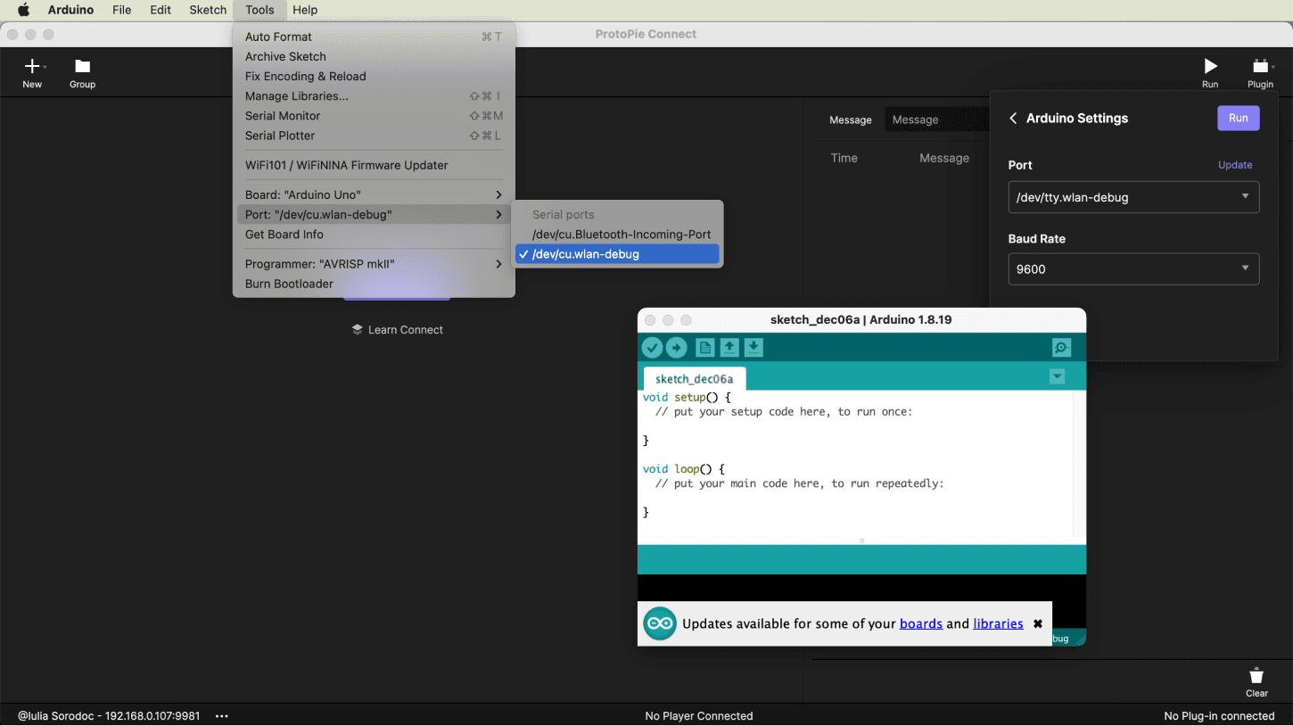 {'_type': 'localeString', 'en': 'Connect Arduino: select port.', 'ja': 'Connect Arduino: select port and baud rate', 'ko': 'Connect Arduino: select port and baud rate', 'zh': 'Connect Arduino: select port and baud rate'}
