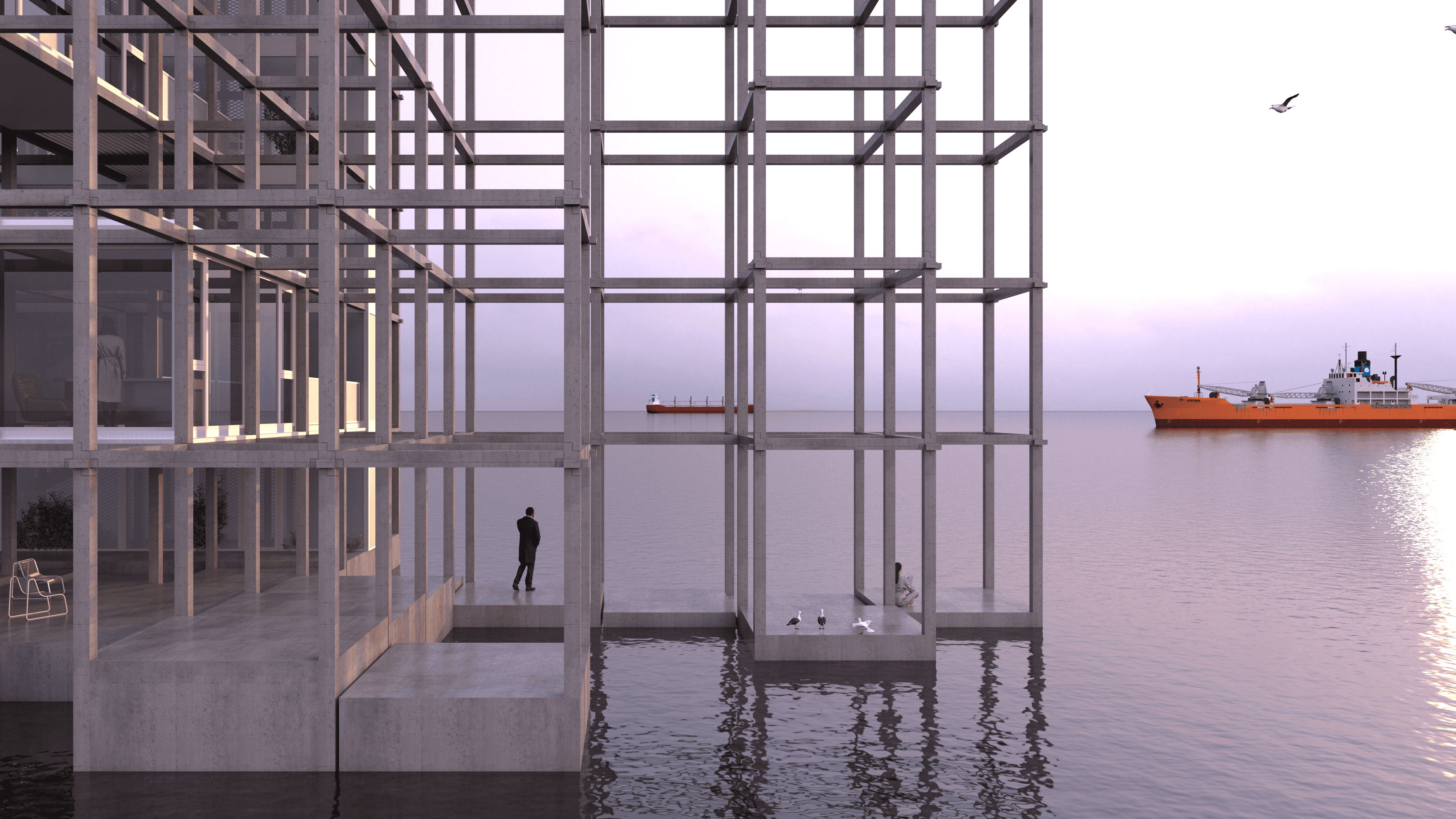 Logement collectif Le Havre cargo