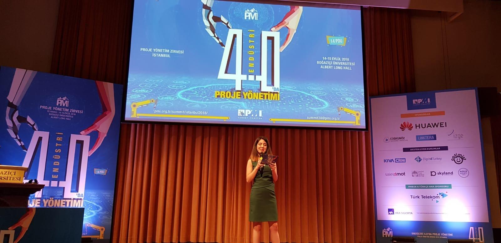 Proje yönetim zirvesi. 14-15 Eylül 2018. Boğaziçi Üniversitesi sahne fotoğrafı