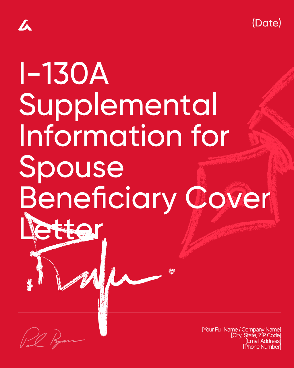 I-130A Supplemental Information for Spouse Beneficiary Cover Letter