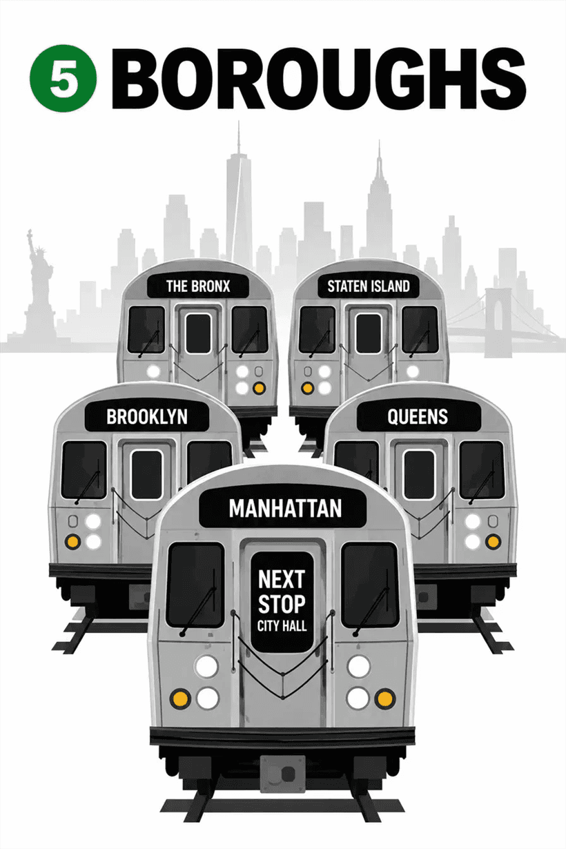 Five Boroughs — Key Art