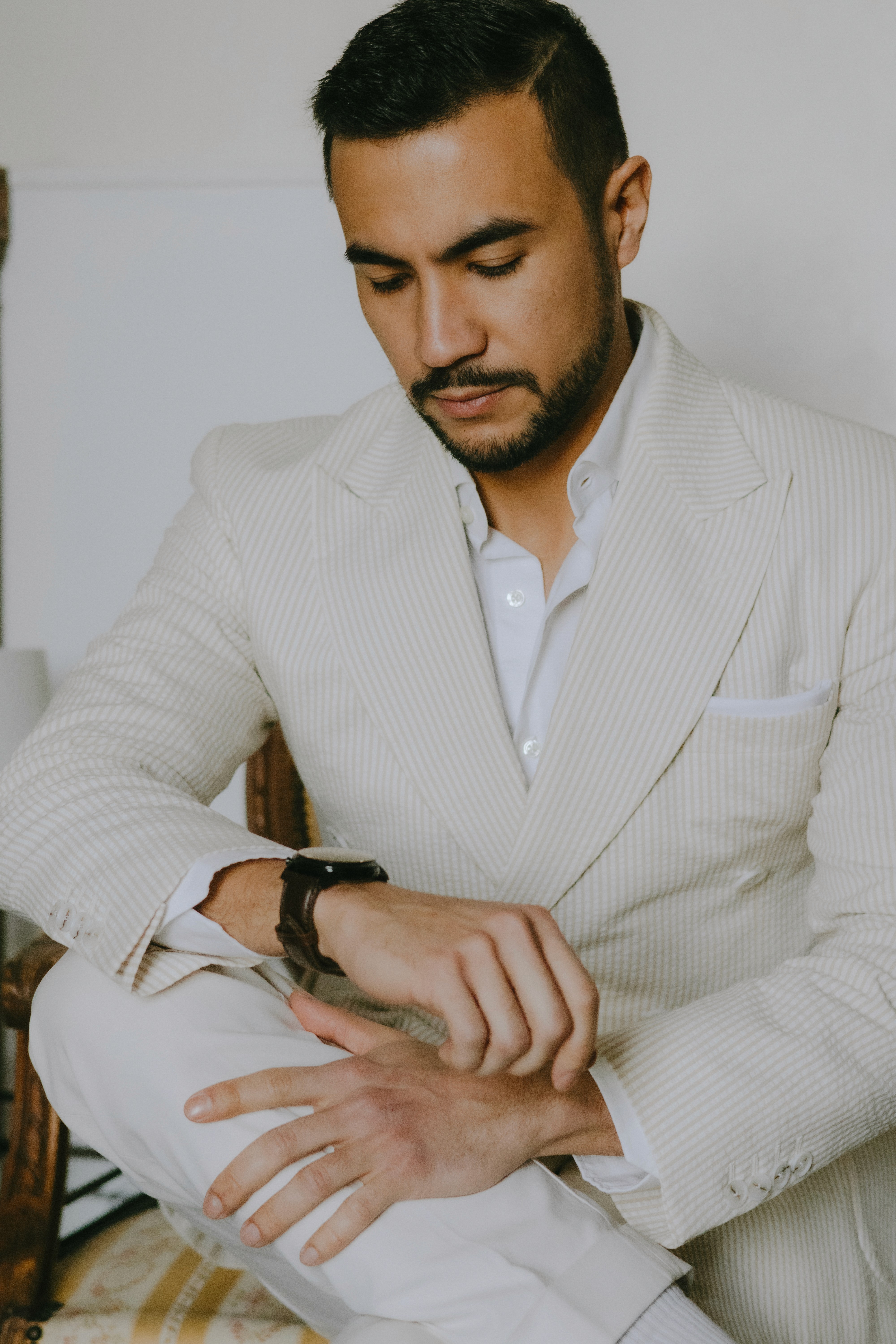 Romantic wedding moment