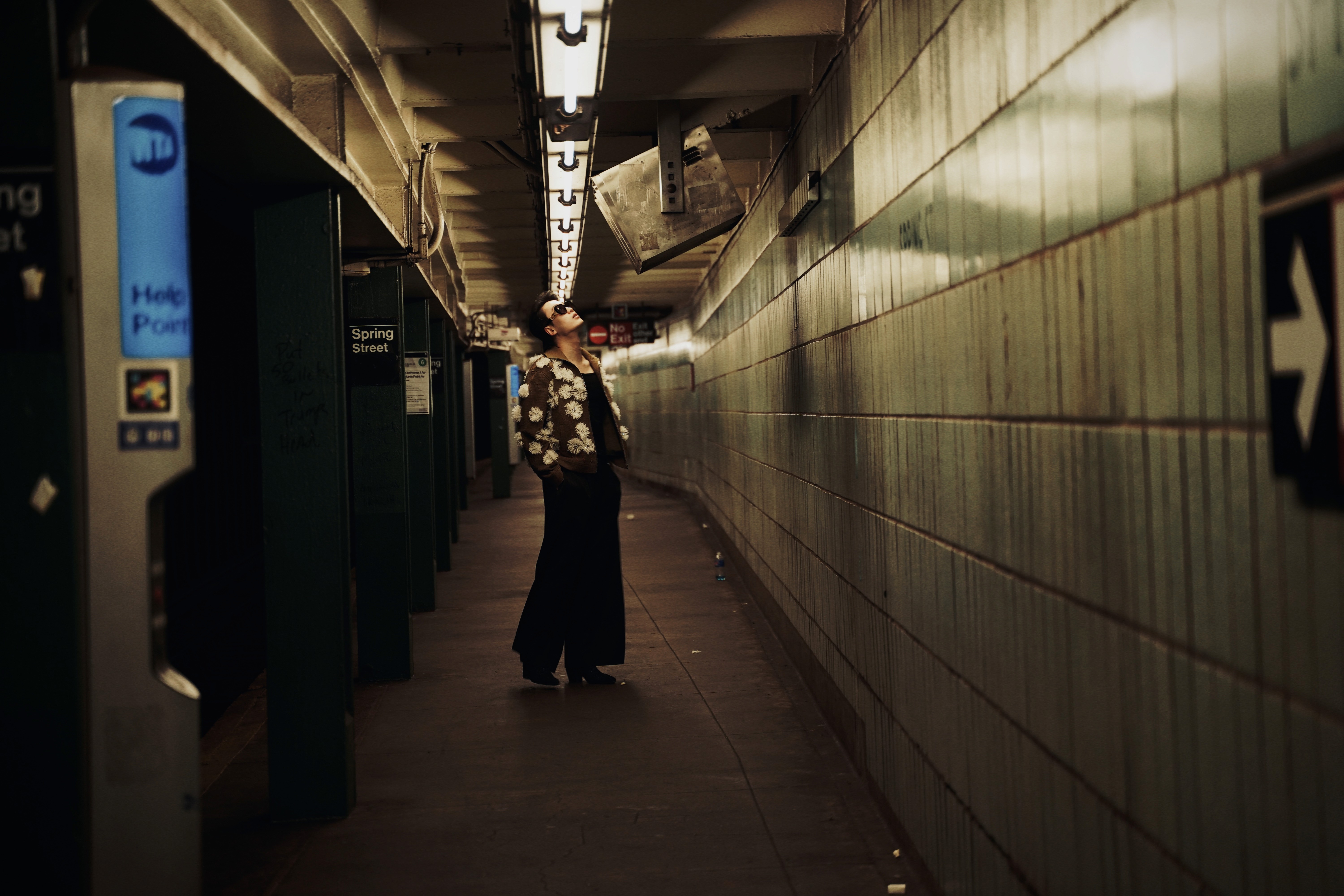 Models posing for photo