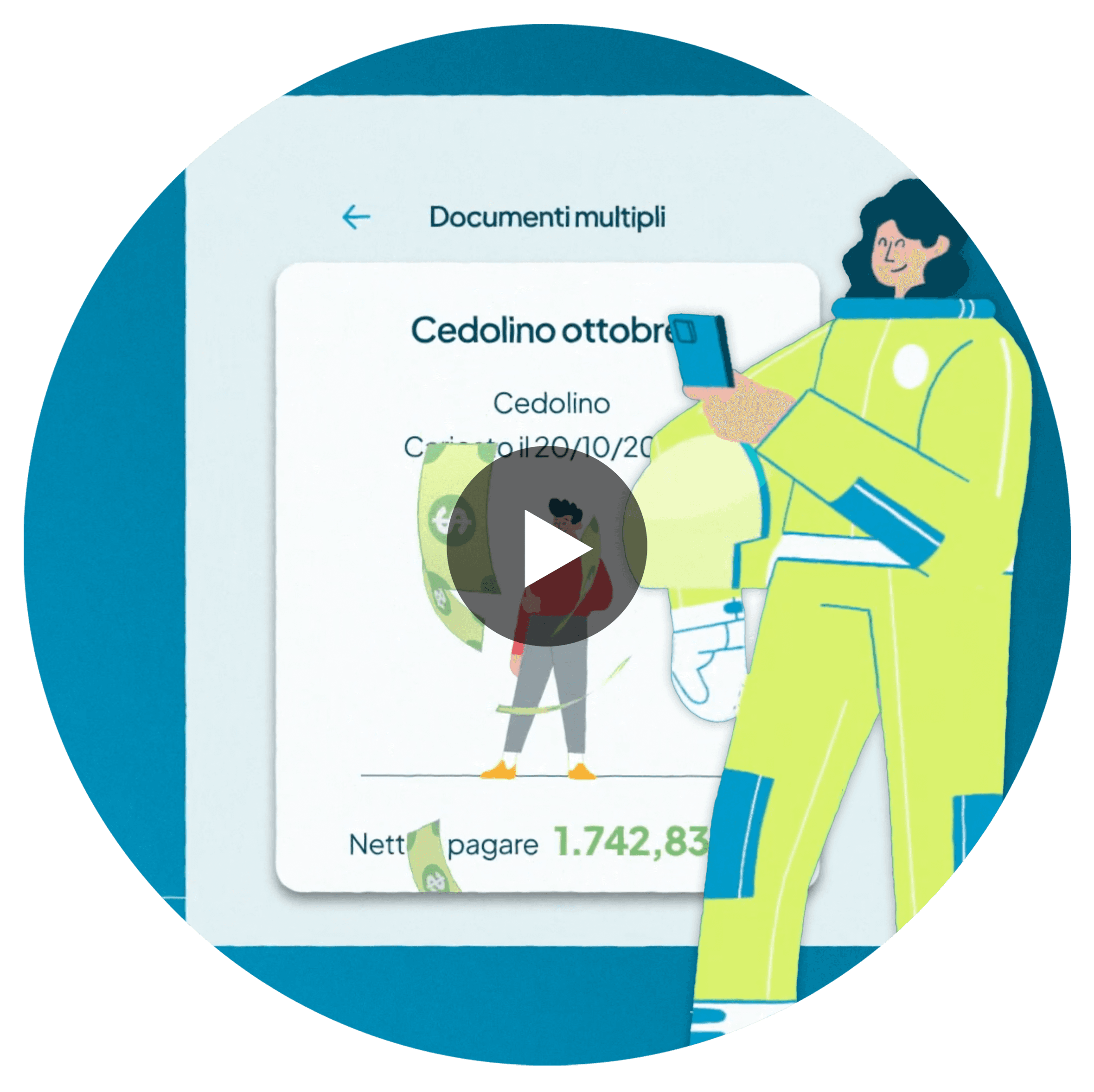 Video sulla funzionalità Documenti di Fluida con relativo funzionamento.