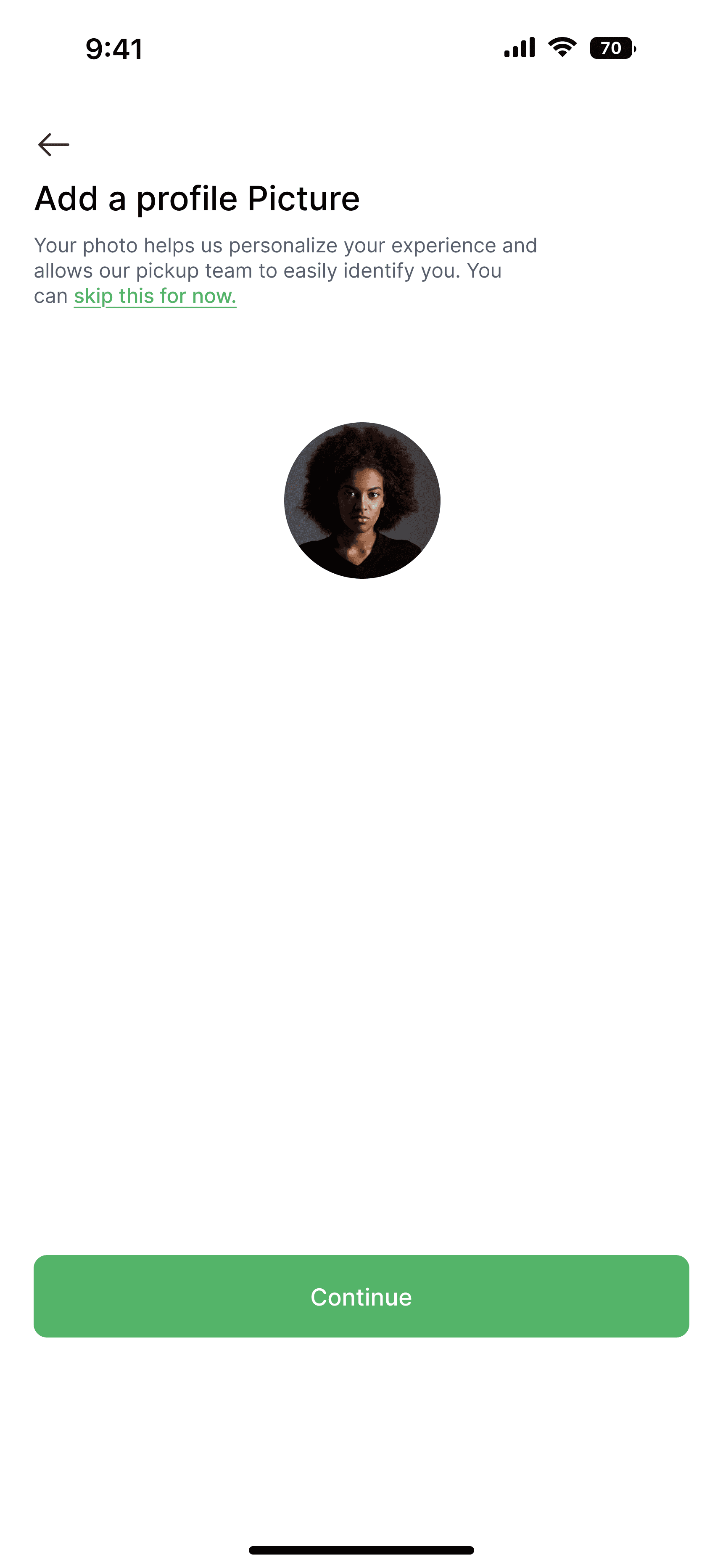 Authentication & Setup, screen 3
