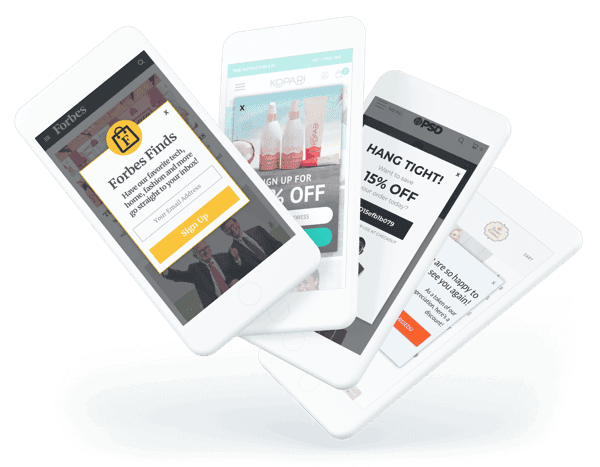 Justuno Mobile Pop-Ups Feature