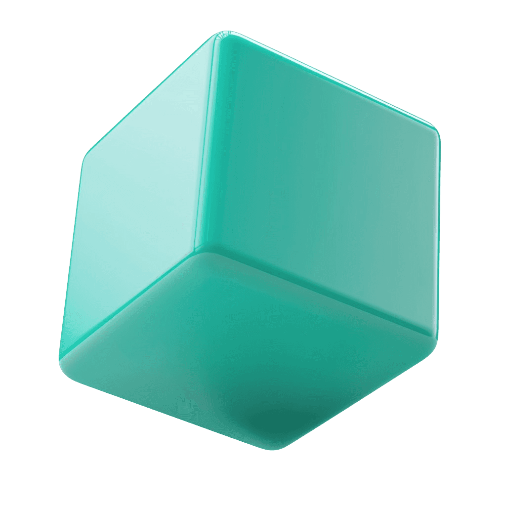 Turquoise Cube