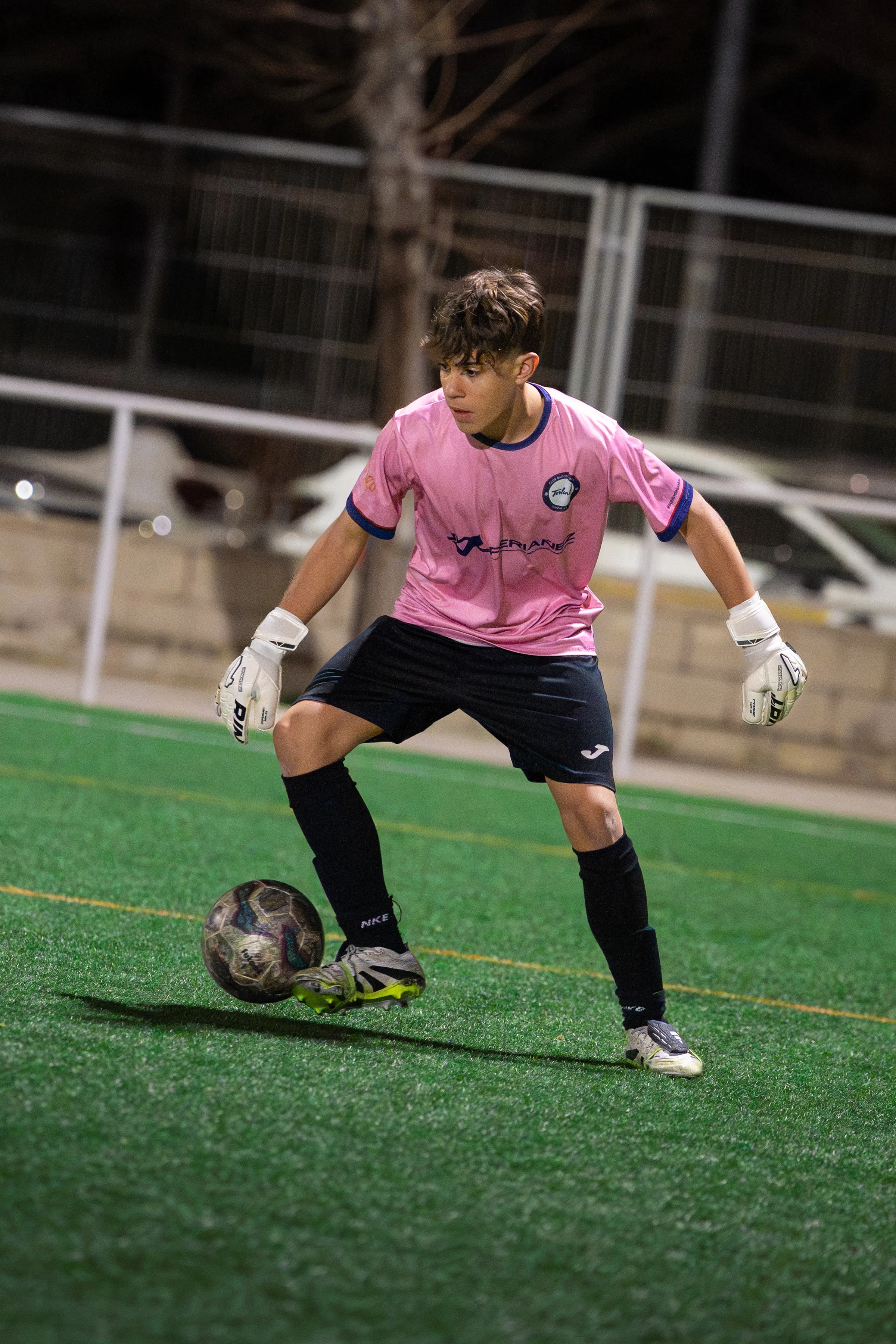 Acción de juego del equipo Sub-14 A del Club Terlenka en Barcelona 2026, fotografía deportiva de Nolan Pardo