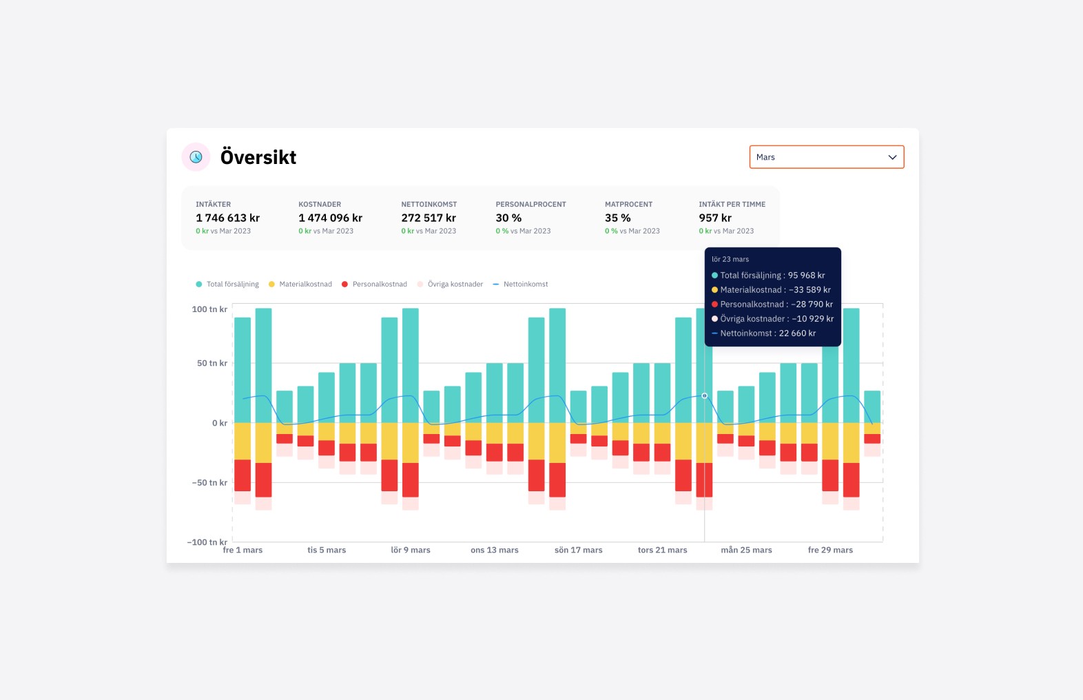 monthly budget overview