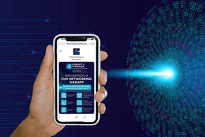 Programa reuniones, interactúa, revisa la agenda del evento